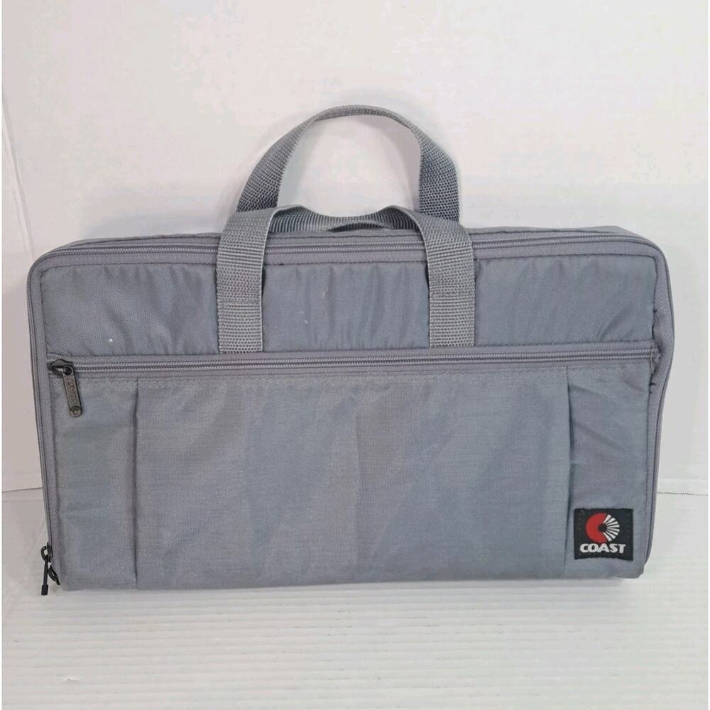 Vintage Coast 30 Audio Cassette Tape Storage Case Soft Carry Bag Holder 1995